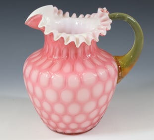 VICTORIAN GLASS PITCHER