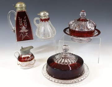 EAPG RUBY GLASS