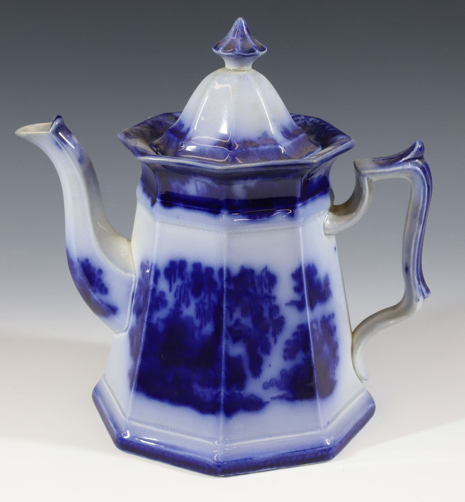 FLOW BLUE KIRKEE COFFEE POT (1 of 6)