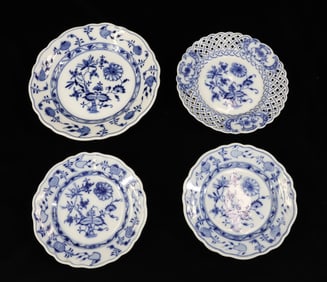 (4) MEISSEN PLATES
