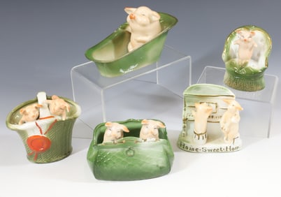 (5) PINK PIGS