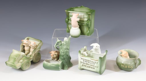 (5) PINK PIGS