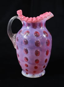 FENTON GLASS PITCHER