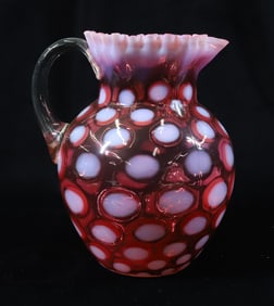 FENTON GLASS PITCHER