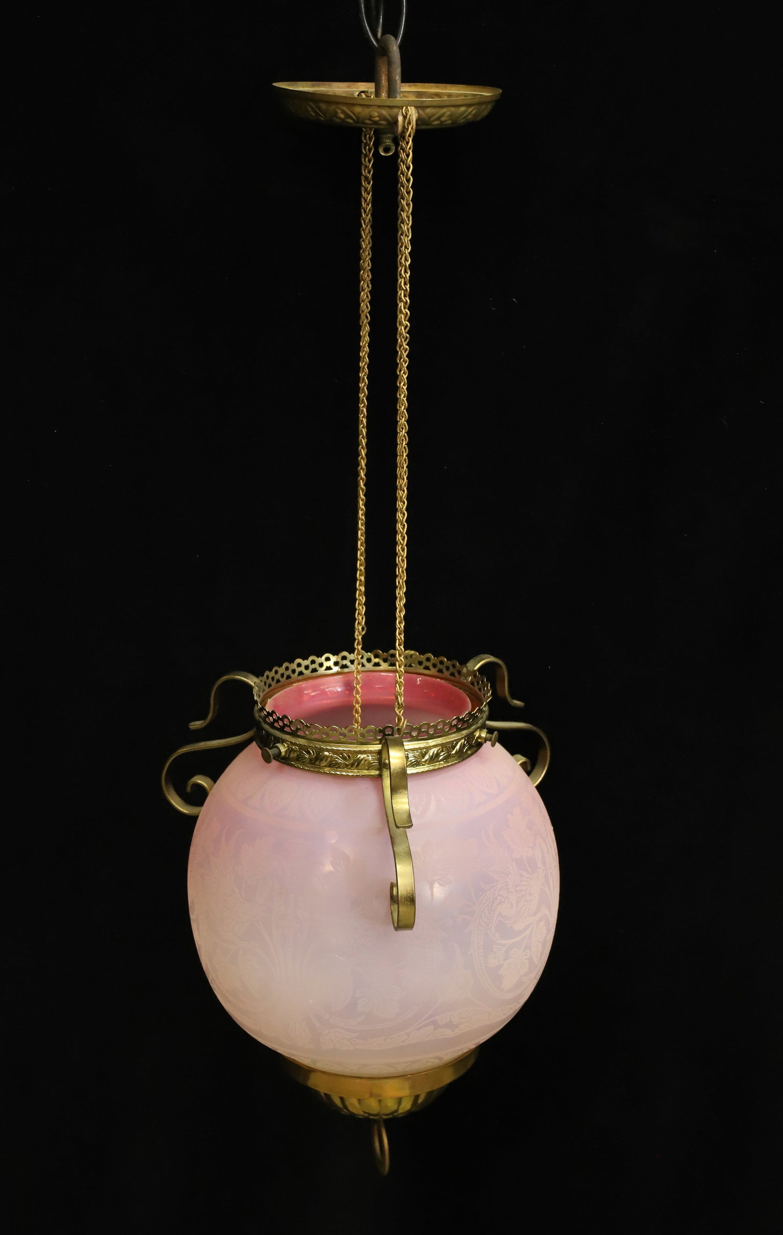 VICTORIAN HANGING LAMP (1 of 3)