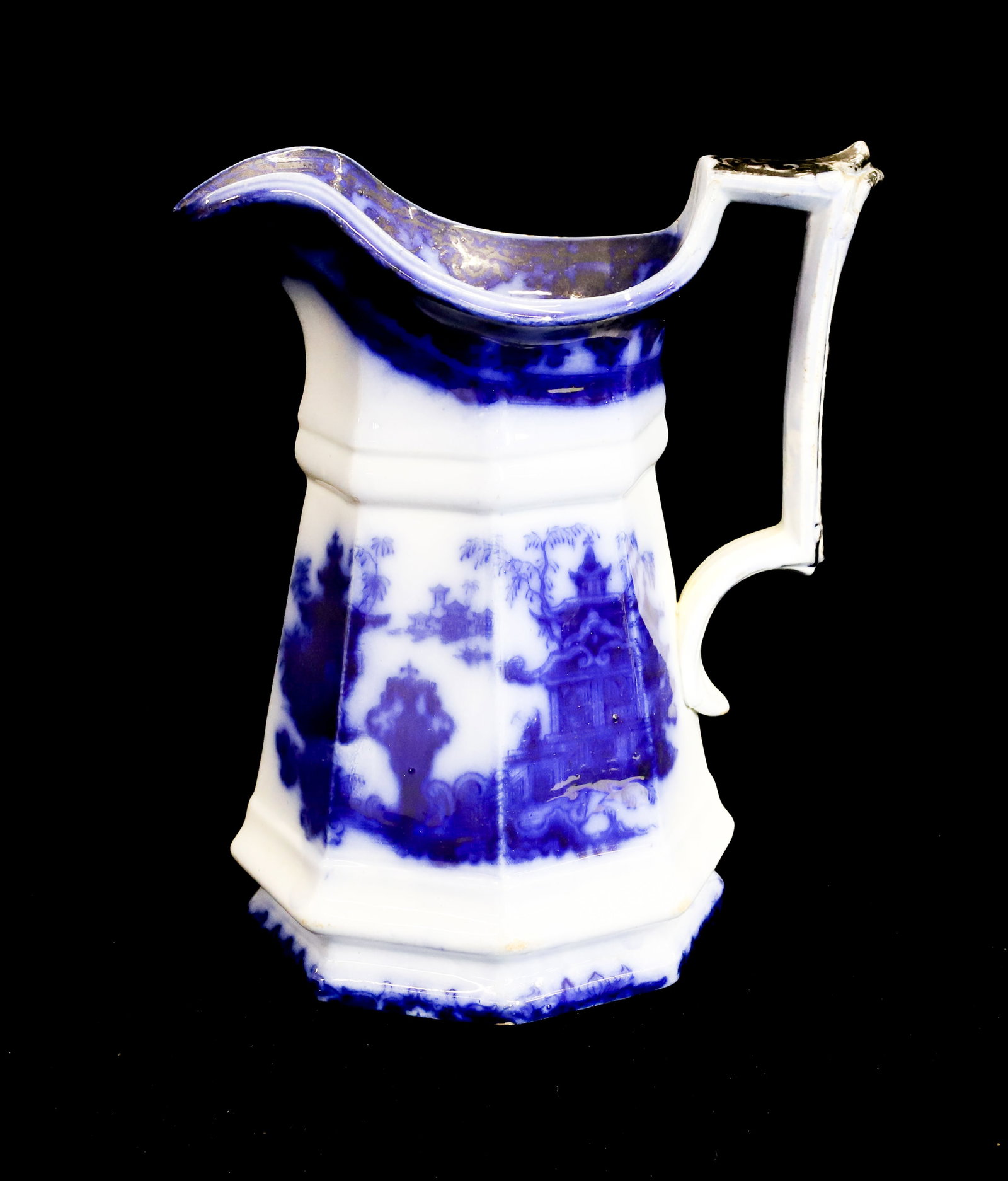 FLOW BLUE PITCHER (1 of 6)