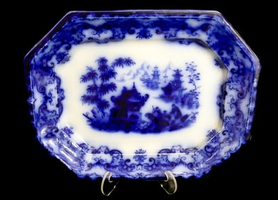 FLOW BLUE FORMOSA PATTERN PLATTER