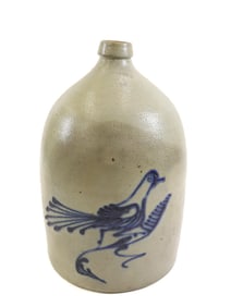 STONEWARE JUG WHITES UTICA