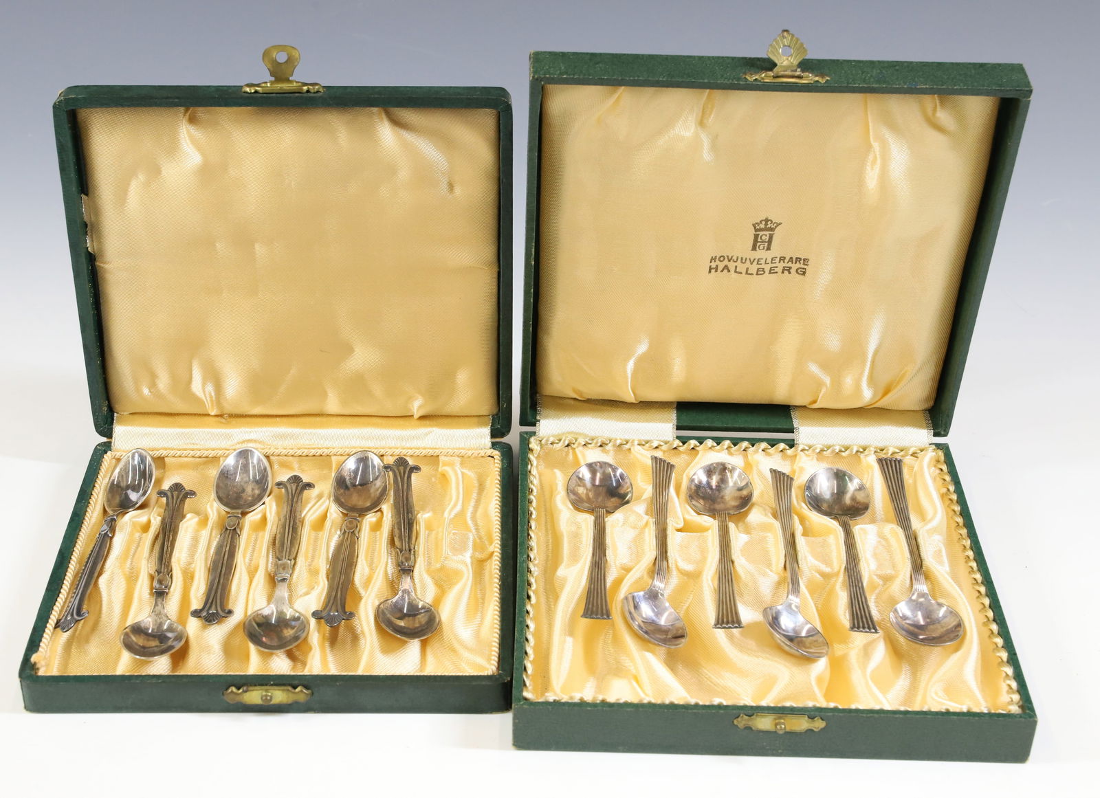 (2) SETS DEMITASSE SILVER SPOONS (1 of 3)