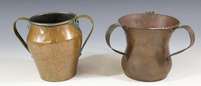 (2) COPPER CALIFORNIA TROPHY