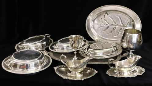 (10) SILVERPLATE/TEA SET
