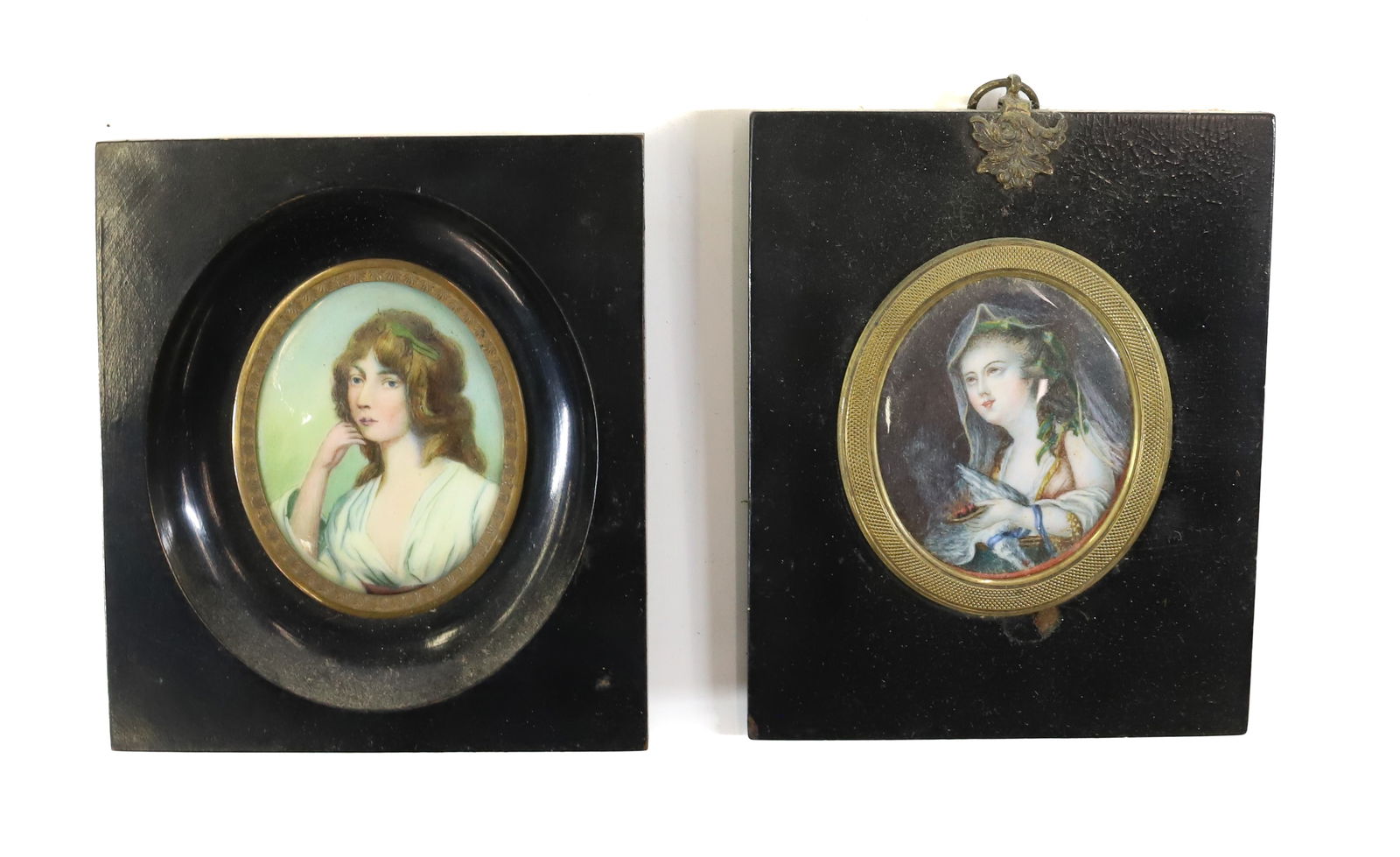 (2) PORTRAIT MINIATURES (1 of 3)