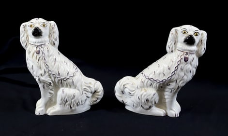 (2) STAFFORDSHIRE DOGS