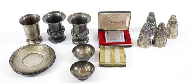 (18) STERLING AND SILVERPLATE