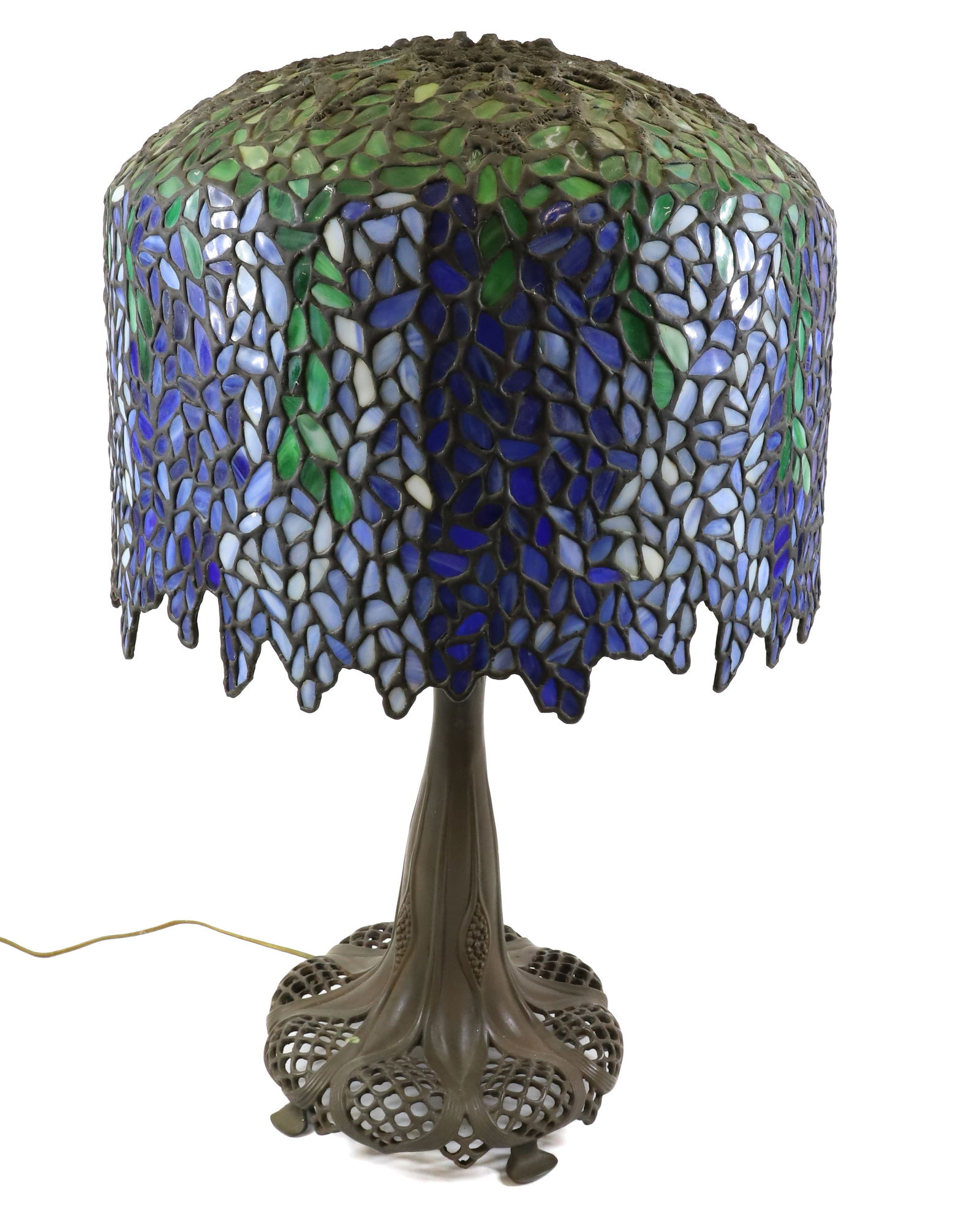 TIFFANY STYLE WISTERIA LAMP (1 of 8)