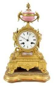 NAPOLEON III STYLE FRENCH CLOCK