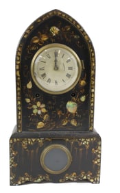 CAST IRON CASE MANTLE CLOCK