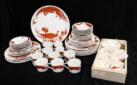 NEIMAN MARCUS PEKING PEACOCK DINNERWARE