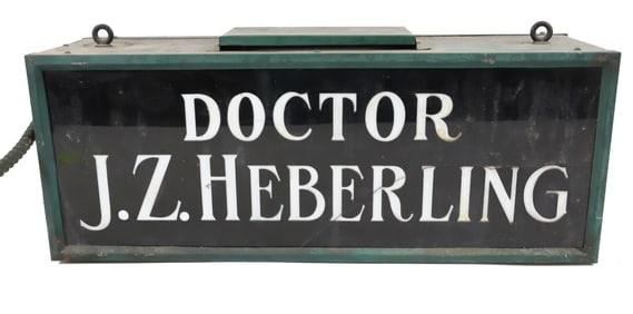 DOCTOR HEBERLING LIGHTED SIGN