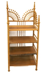 STICK & BALL OAK SHELF