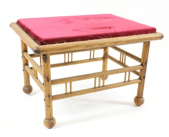 OAK FOOTSTOOL