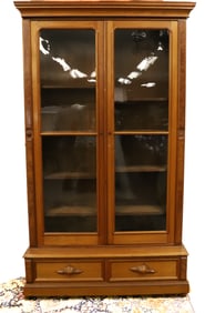 TALL VICTORIAN BOOKCASE