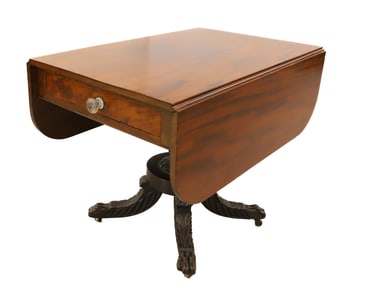 MAHOGANY DROP LEAF TABLE