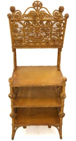 VICTORIAN WICKER STAND