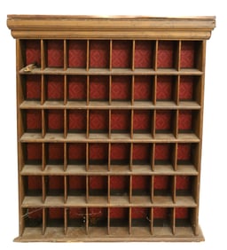 BARBER SHAVING MUG RACK