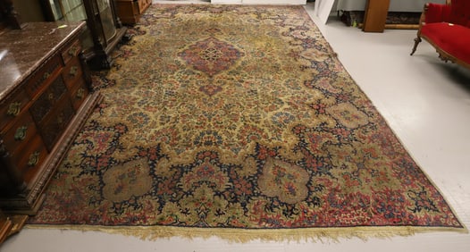 LARGE HANDMADE ORIENTAL RUG