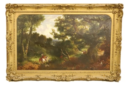 LARGE OIL ON CANVAS