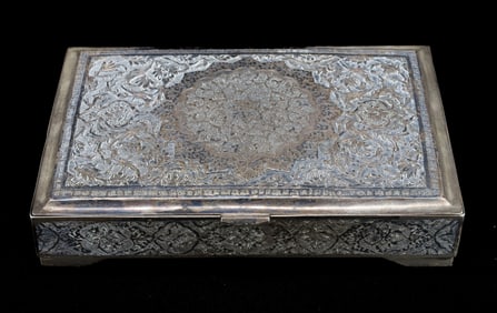 SILVER CIGARETTE BOX