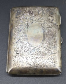 STERLING SILVER CIGAR CASE