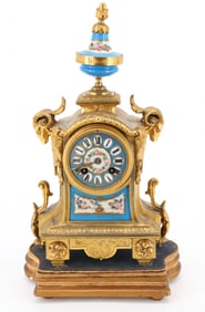 NAPOLEON III GILT CLOCK