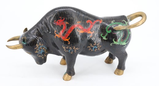 CLOISONNE BULL