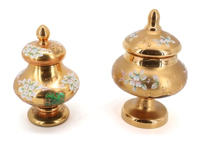 (2) CZECH GLASS
