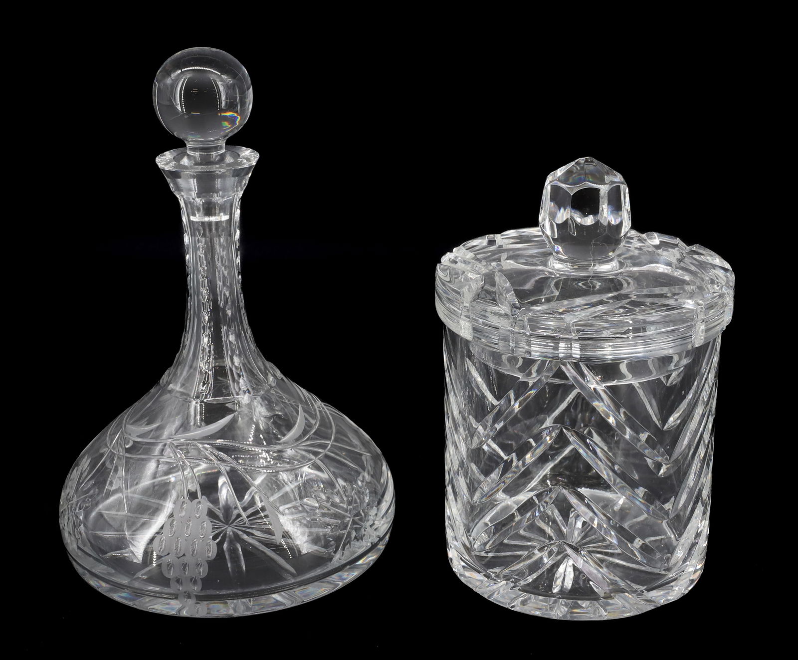 (2) CUT GLASS (1 of 5)