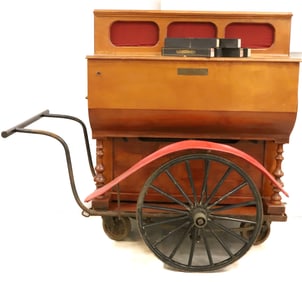 ANTIQUE BARREL PIANO BY LUIS CASALI SPAIN 1910