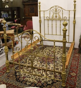 VICTORIAN BRASS BED