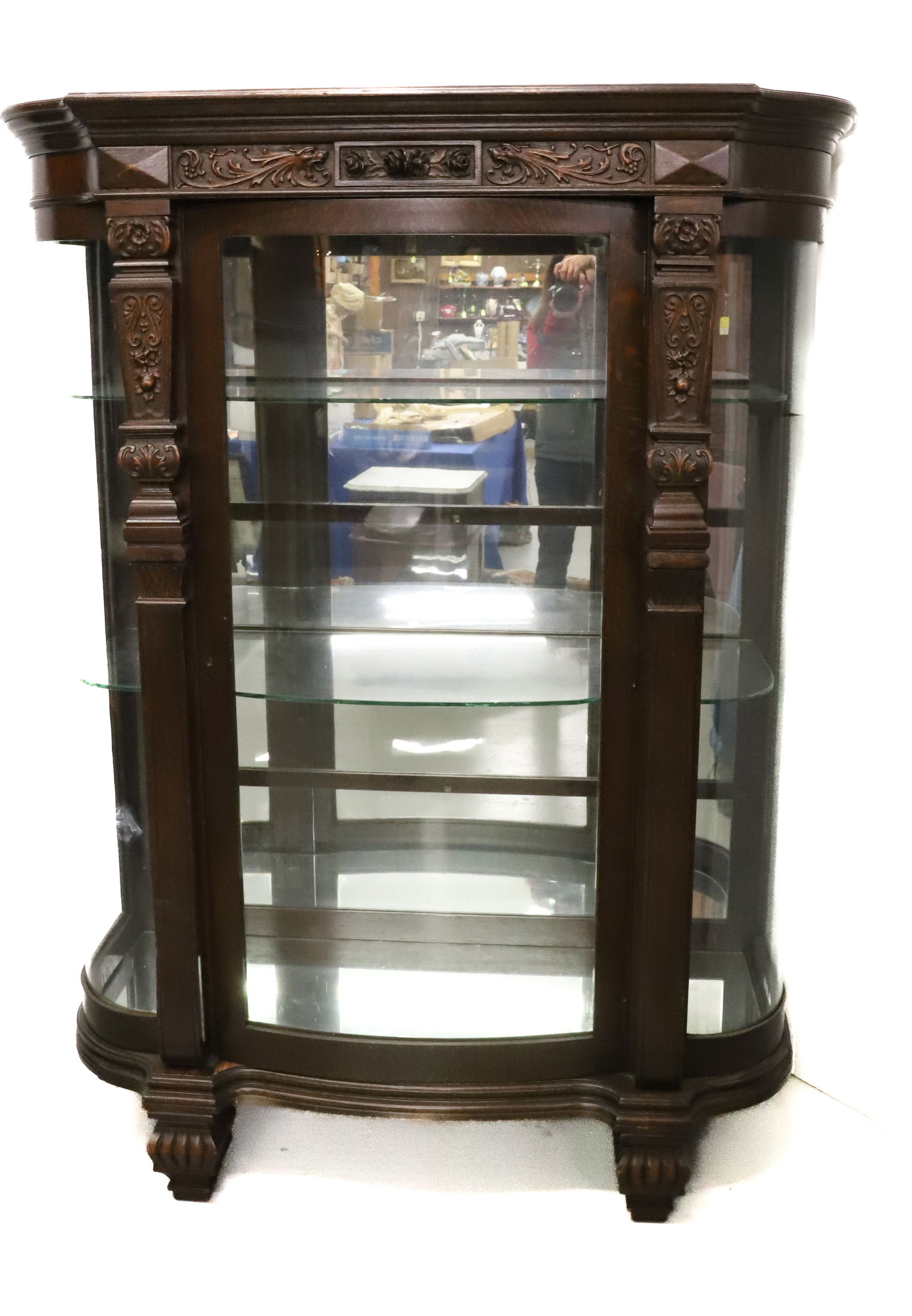 VICTORIAN CHINA CABINET (1 of 5)