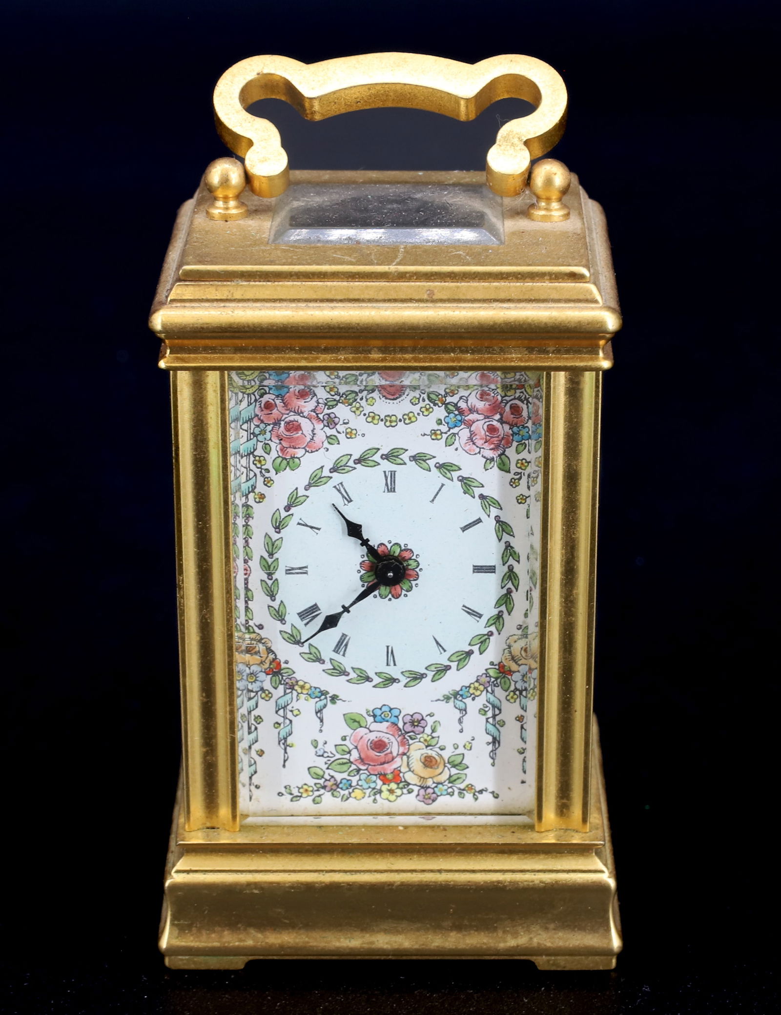 MINIATURE ENGLISH CARRIAGE CLOCK (1 of 8)