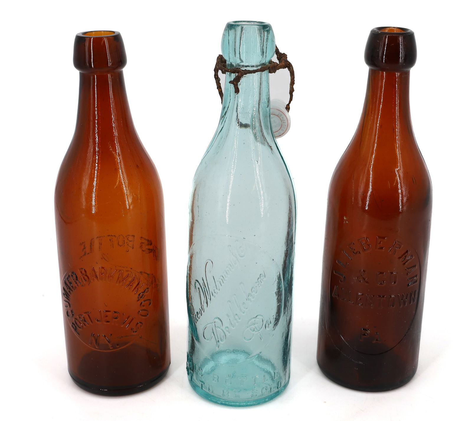 LOT OF EARLY BOTTLES (1 of 4)