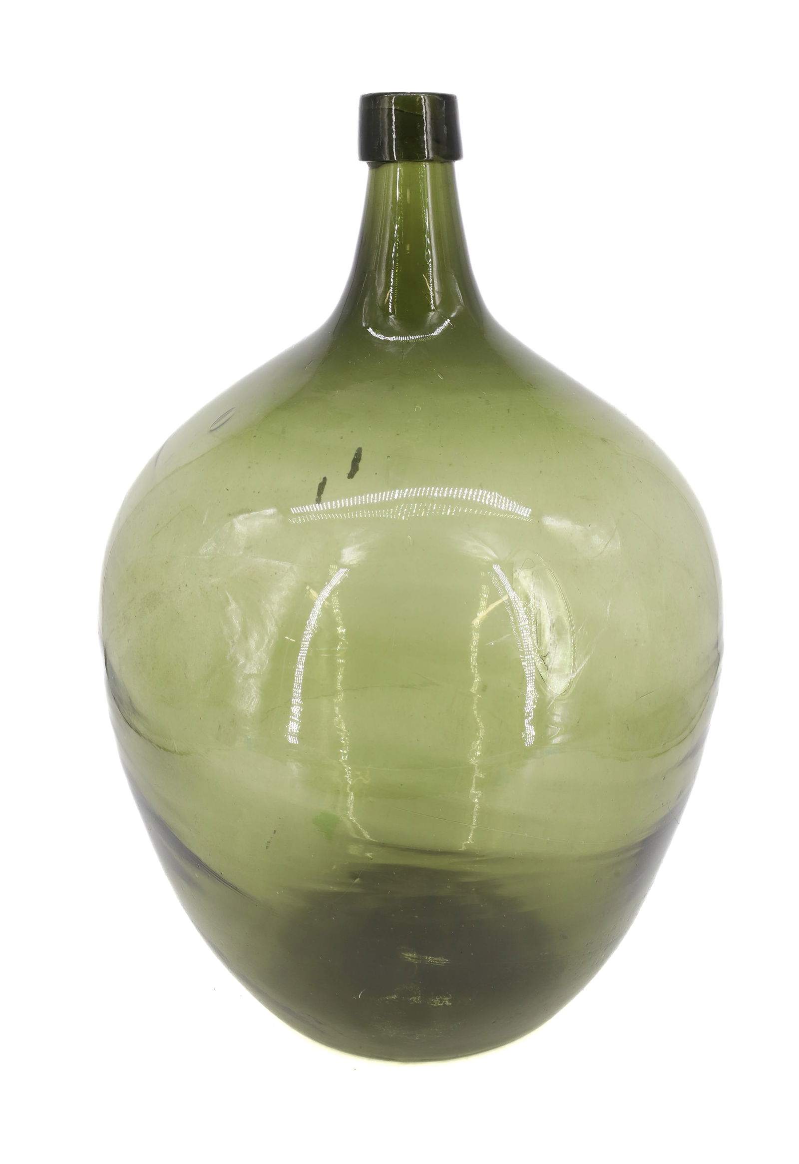 LARGE BLOWN GLASS DEMIJOHN (1 of 4)