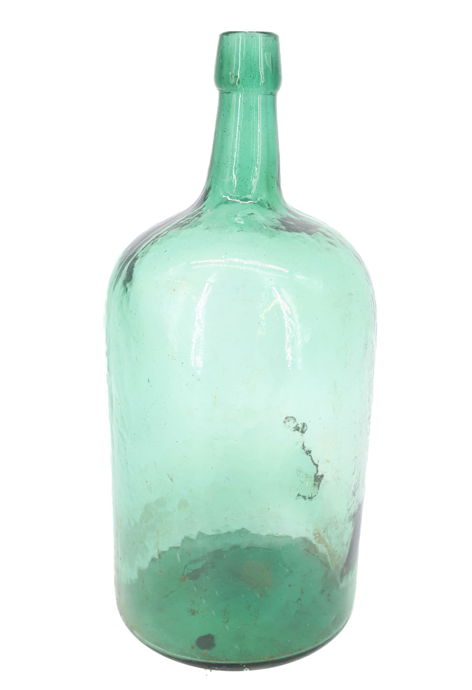 EARLY BLOWN GLASS BOTTLE (1 of 5)