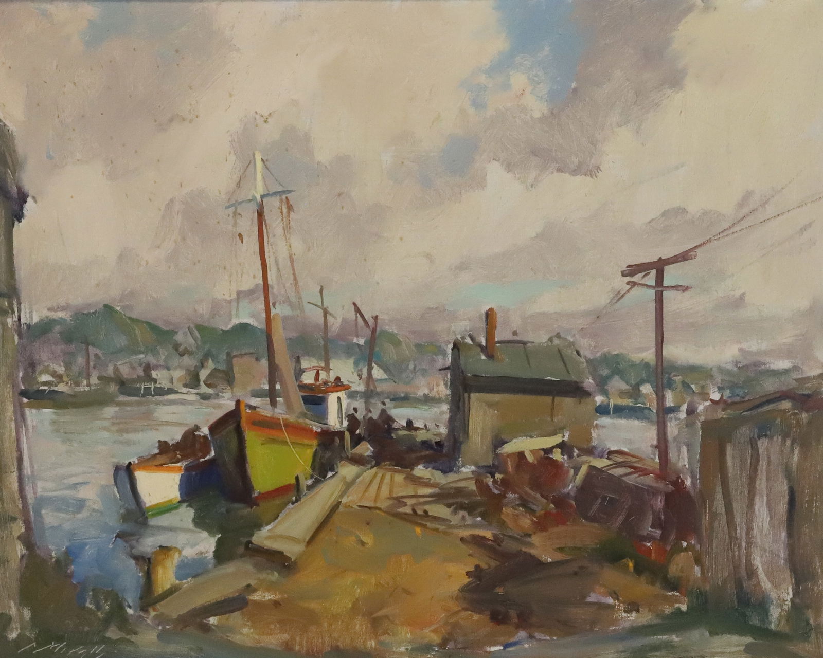 CHARLES MOVALLI OIL ON CANVAS (1 of 6)