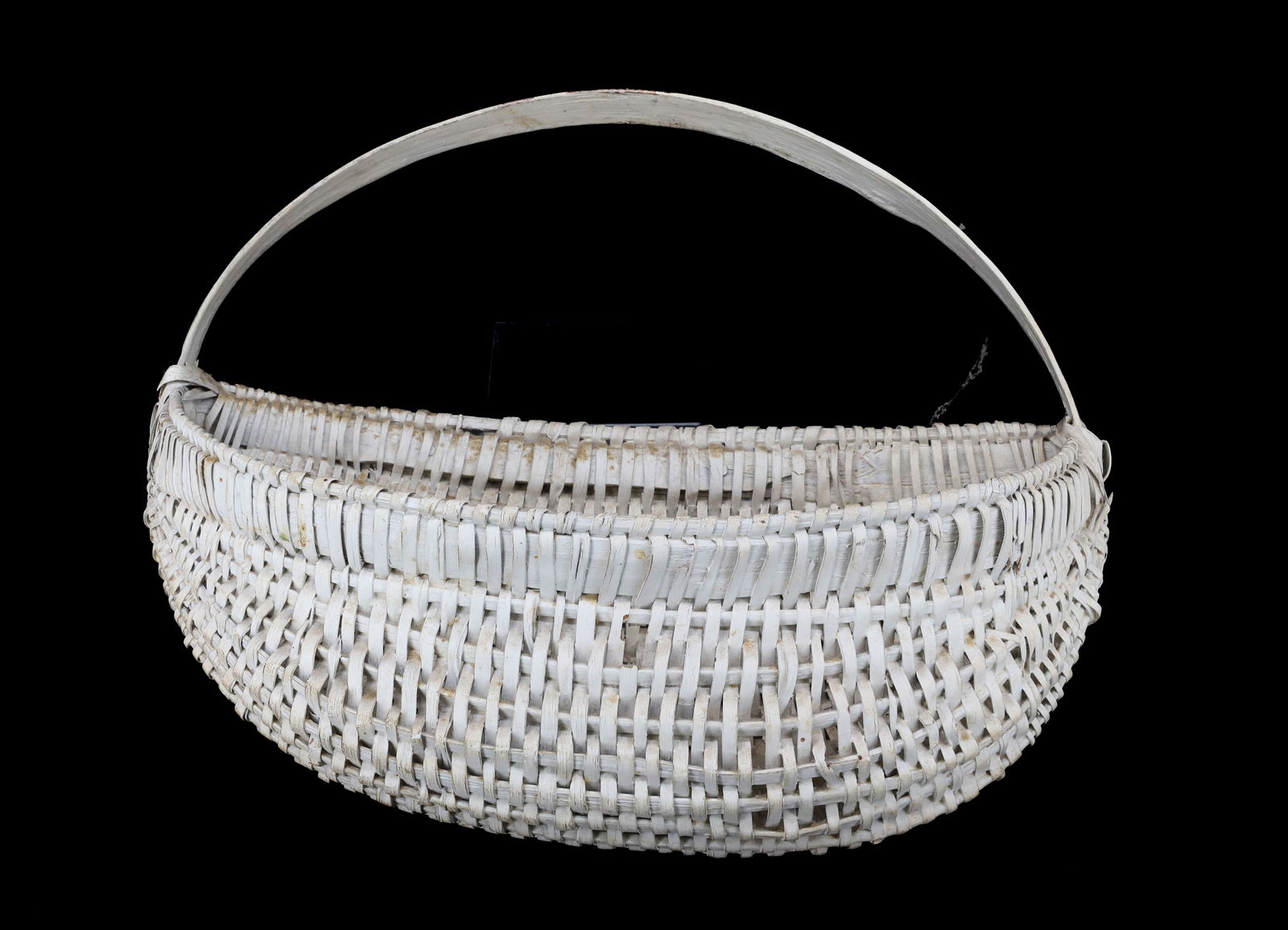 PAINTED "HALF" BASKET (1 of 4)