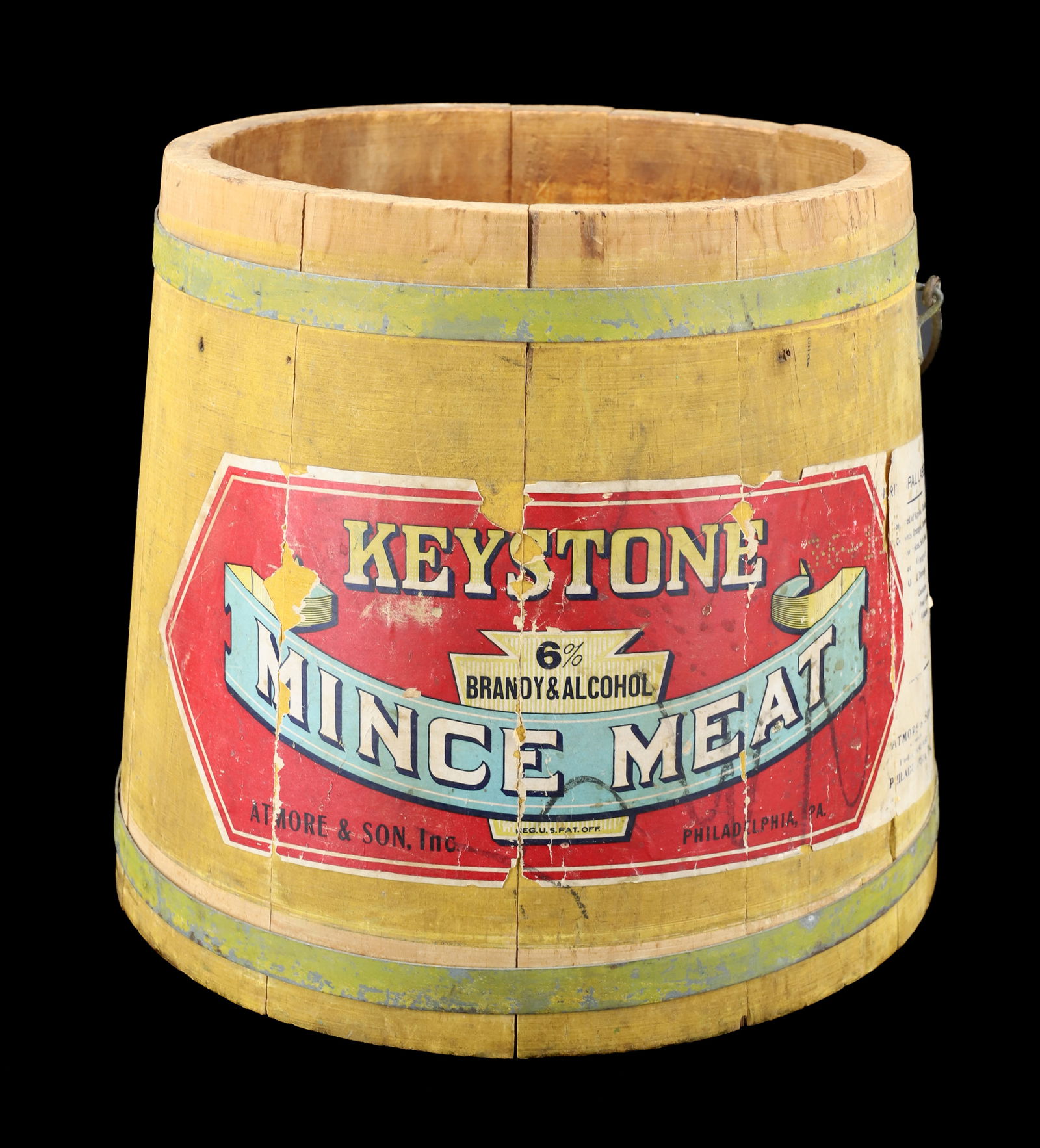 PAINTED MINCE MEAT BUCKET (1 of 6)