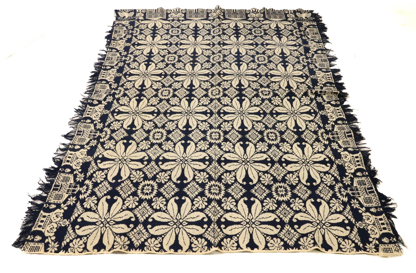 19TH CENTURY TWO-PIECE COVERLET (1 of 5)