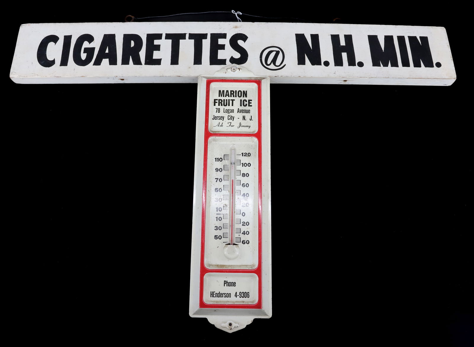 ADVERTISING THERMOMETER AND SIGN (1 of 4)