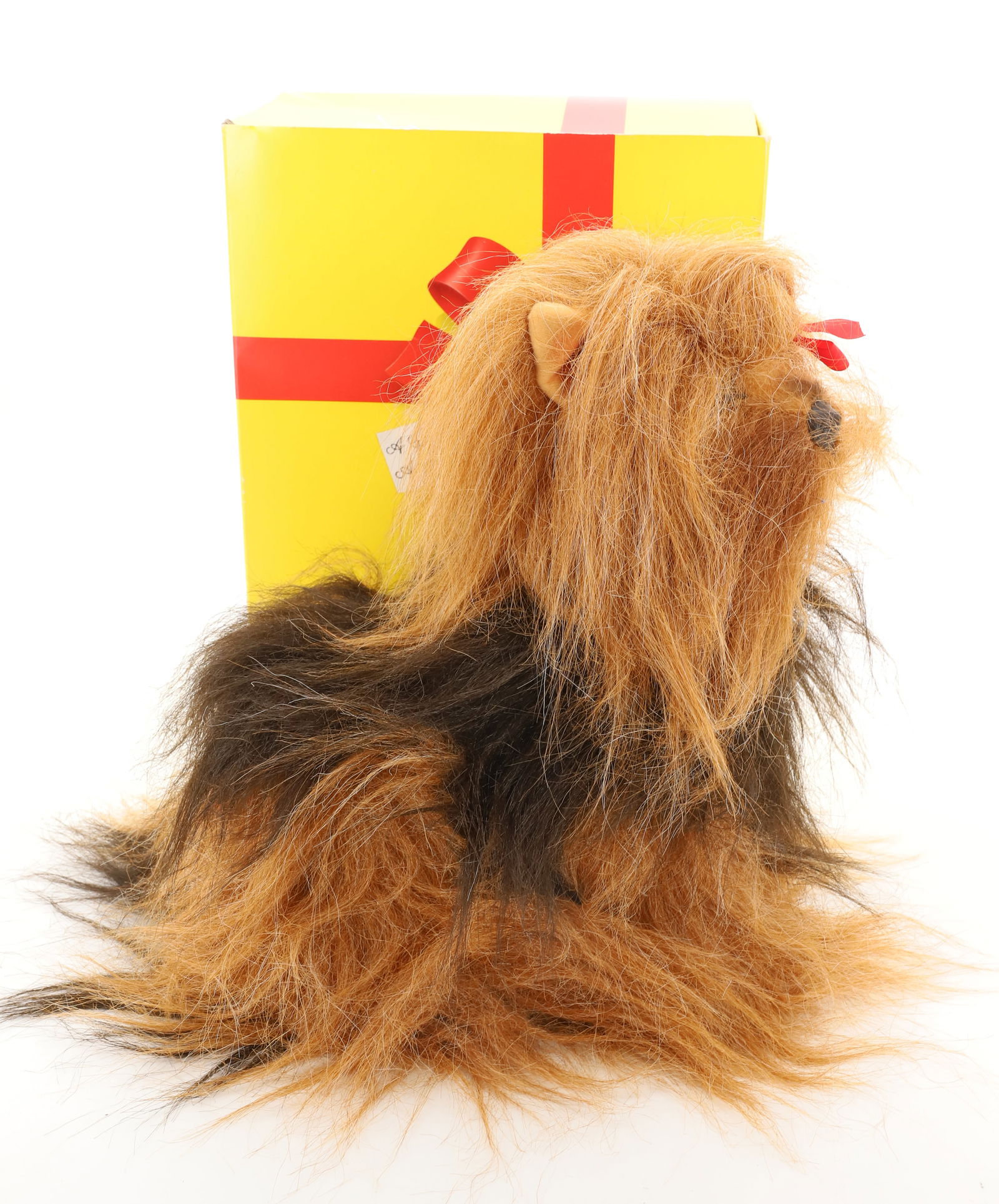VINTAGE STEIFF YORKIE DOG: YORKIE DOG BUTTON AND TAG 10" PLEASE READ CAREFULLY - Terms for Purchasing and Shipping of Auction Items. Please read carefully before bidding. All payments for purchases will be made through LiveAuct